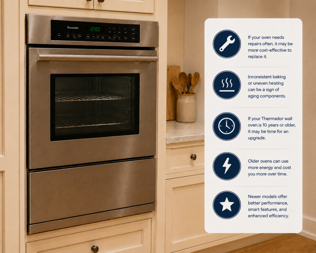 thermador wall oven replacement