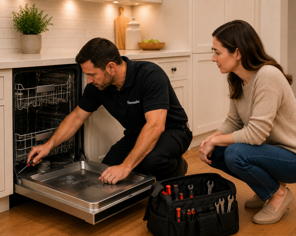 thermador dishwasher maintenance